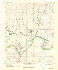 Download a high-resolution, GPS-compatible USGS topo map for Lamont, OK (1970 edition)