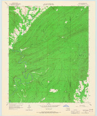 Download a high-resolution, GPS-compatible USGS topo map for Lane NE, OK (1967 edition)