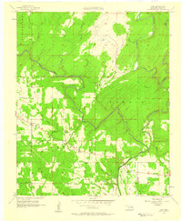 Download a high-resolution, GPS-compatible USGS topo map for Lane, OK (1958 edition)