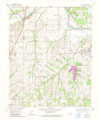 Download a high-resolution, GPS-compatible USGS topo map for Langston, OK (1983 edition)