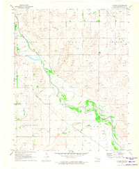 Download a high-resolution, GPS-compatible USGS topo map for Laverne NE, OK (1973 edition)