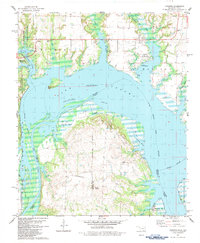 Download a high-resolution, GPS-compatible USGS topo map for Lebanon, OK (1983 edition)