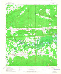 preview thumbnail of historical topo map of Le Flore County, OK in 1965