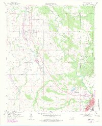 1957 Map of Lehigh, 1979 Print