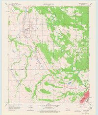 Download a high-resolution, GPS-compatible USGS topo map for Lehigh, OK (1977 edition)