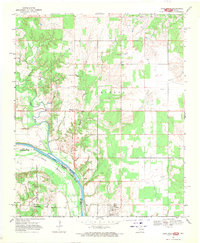 Download a high-resolution, GPS-compatible USGS topo map for Leon North, OK (1971 edition)
