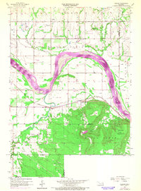 Download a high-resolution, GPS-compatible USGS topo map for Leonard, OK (1968 edition)