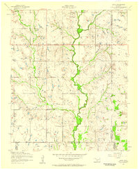 Download a high-resolution, GPS-compatible USGS topo map for Letitia, OK (1959 edition)