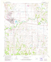 Download a high-resolution, GPS-compatible USGS topo map for Lindsay, OK (1980 edition)
