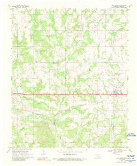 1969 Map of Lone Grove, 1989 Print