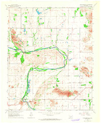preview thumbnail of historical topo map of Kiowa County, OK in 1964