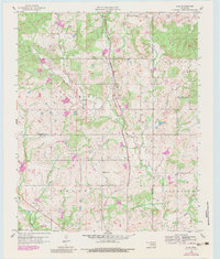 Download a high-resolution, GPS-compatible USGS topo map for Lula, OK (1983 edition)