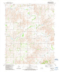 Download a high-resolution, GPS-compatible USGS topo map for Mackie, OK (1989 edition)