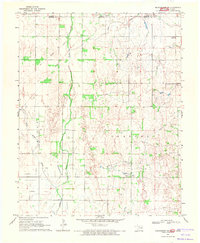 Download a high-resolution, GPS-compatible USGS topo map for Manchester NW, OK (1971 edition)