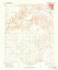 Download a high-resolution, GPS-compatible USGS topo map for Mangum South, OK (1973 edition)