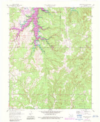 Download a high-resolution, GPS-compatible USGS topo map for Mannford SE, OK (1983 edition)