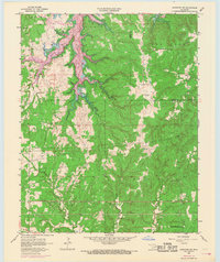 Download a high-resolution, GPS-compatible USGS topo map for Mannford SE, OK (1968 edition)