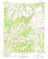 Download a high-resolution, GPS-compatible USGS topo map for Mannsville, OK (1978 edition)