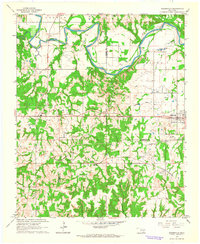 Download a high-resolution, GPS-compatible USGS topo map for Mannsville, OK (1964 edition)
