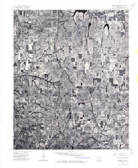 1975 Map of Marlow, OK, 1976 Print