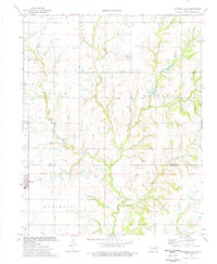 preview thumbnail of historical topo map of Garfield County, OK in 1974