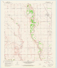 Download a high-resolution, GPS-compatible USGS topo map for Martha, OK (1980 edition)