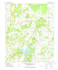Download a high-resolution, GPS-compatible USGS topo map for Mason, OK (1976 edition)