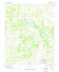 Download a high-resolution, GPS-compatible USGS topo map for Maud, OK (1974 edition)