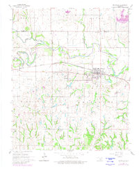 Download a high-resolution, GPS-compatible USGS topo map for Maysville, OK (1980 edition)