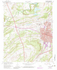 Download a high-resolution, GPS-compatible USGS topo map for Mc Alester, OK (1983 edition)