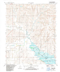Download a high-resolution, GPS-compatible USGS topo map for Mc Clure, OK (1987 edition)