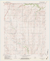 Download a high-resolution, GPS-compatible USGS topo map for Medford NE, OK (1983 edition)