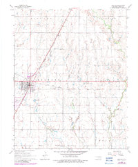 Download a high-resolution, GPS-compatible USGS topo map for Medford, OK (1983 edition)