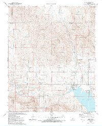 1991 Map of Meers, 1992 Print