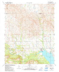 Download a high-resolution, GPS-compatible USGS topo map for Meers, OK (1992 edition)