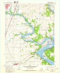 preview thumbnail of historical topo map of Ottawa County, OK in 1961