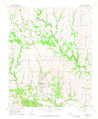 Download a high-resolution, GPS-compatible USGS topo map for Mill Creek, OK (1964 edition)