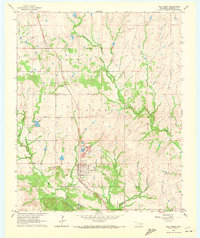 Download a high-resolution, GPS-compatible USGS topo map for Mill Creek, OK (1972 edition)