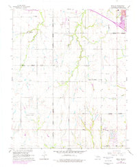 Download a high-resolution, GPS-compatible USGS topo map for Minco NE, OK (1976 edition)