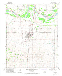 preview thumbnail of historical topo map of Minco, OK in 1966