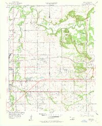 1955 Map of Mingo, 1962 Print