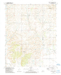 Download a high-resolution, GPS-compatible USGS topo map for Minnow Creek, OK (1989 edition)