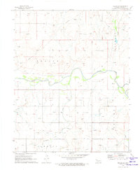 preview thumbnail of historical topo map of Beaver County, OK in 1971
