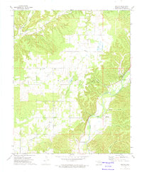 Download a high-resolution, GPS-compatible USGS topo map for Moodys, OK (1974 edition)