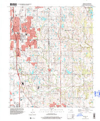 Download a high-resolution, GPS-compatible USGS topo map for Moore, OK (2000 edition)