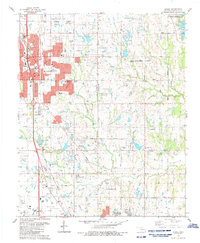 preview thumbnail of historical topo map of Moore, OK in 1986