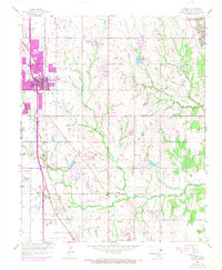 Download a high-resolution, GPS-compatible USGS topo map for Moore, OK (1970 edition)