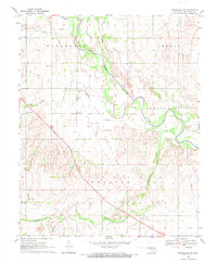 preview thumbnail of historical topo map of Woodward County, OK in 1969