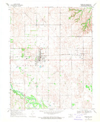 Download a high-resolution, GPS-compatible USGS topo map for Mooreland, OK (1971 edition)