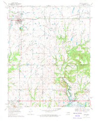 Download a high-resolution, GPS-compatible USGS topo map for Morris, OK (1972 edition)